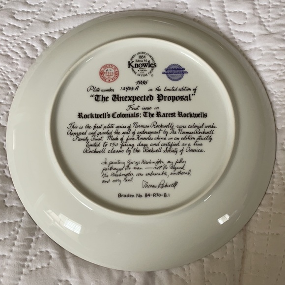 Norman Rockwell sponsored collector plate - Picture 3 of 5